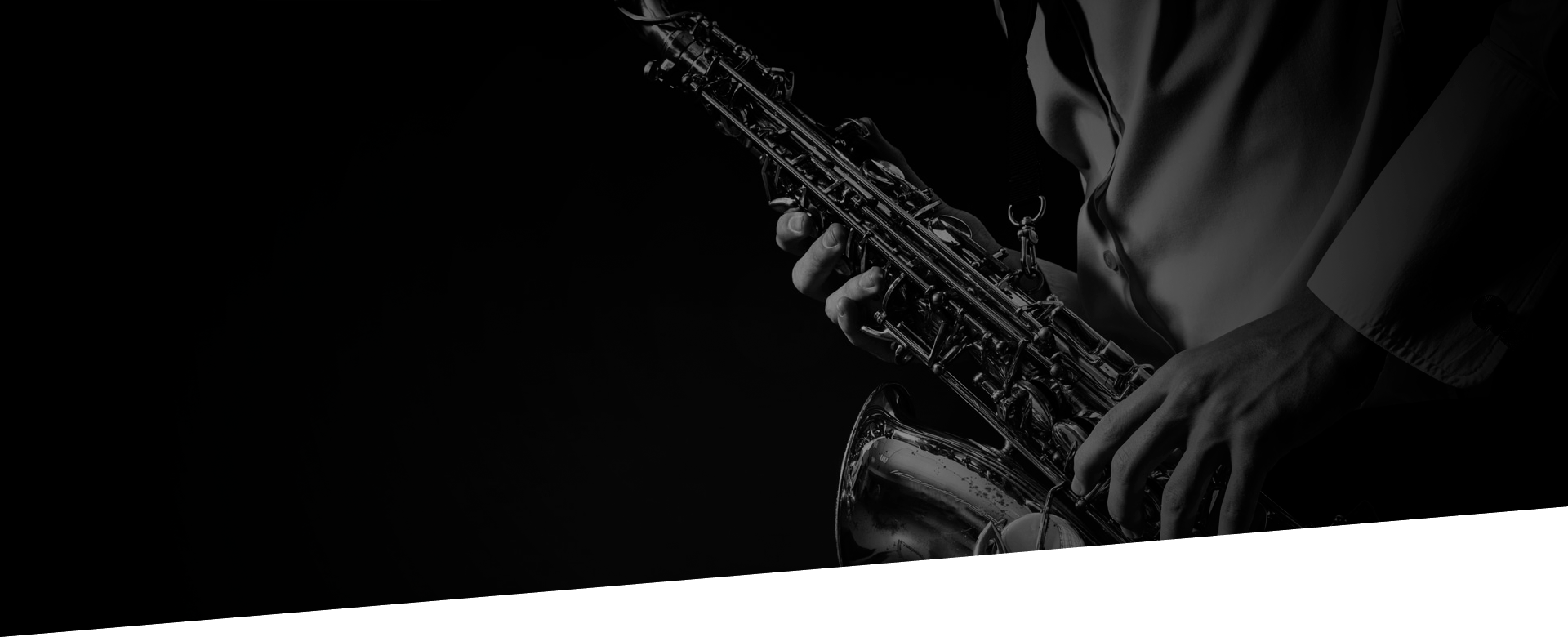 Fondo banner saxofon